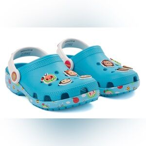 Cocomelon Toddler Kids‎ Classic Crocs with Back Strap Size 10